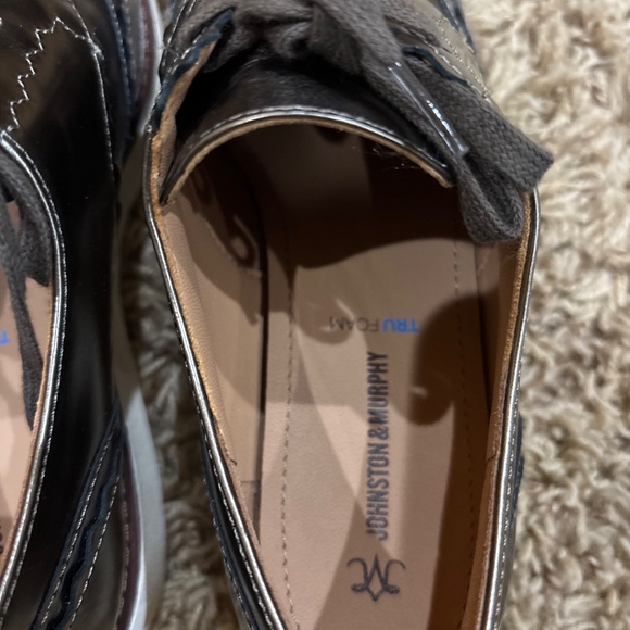 Johnston & Murphy Mitzi Leather Oxfords Bronze Metallic Size 6 - Picture 5 of 14